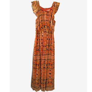 Gibson Latimer Women's Orange Maxi Dress Sundress Colorful Summer Outfit…
